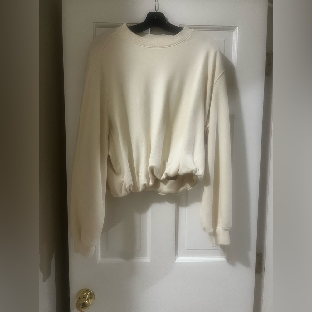 Gap Bubbled Cropped Sweatshirt